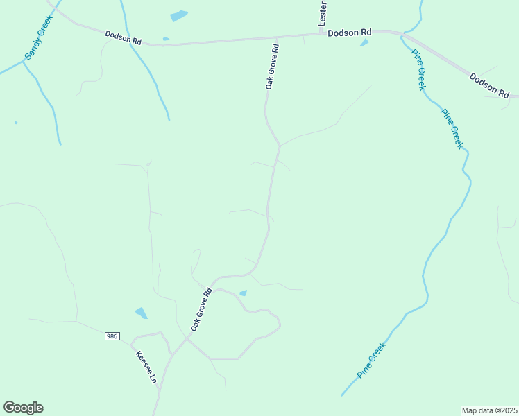 map of restaurants, bars, coffee shops, grocery stores, and more near 708 Oak Grove Road in Keeling