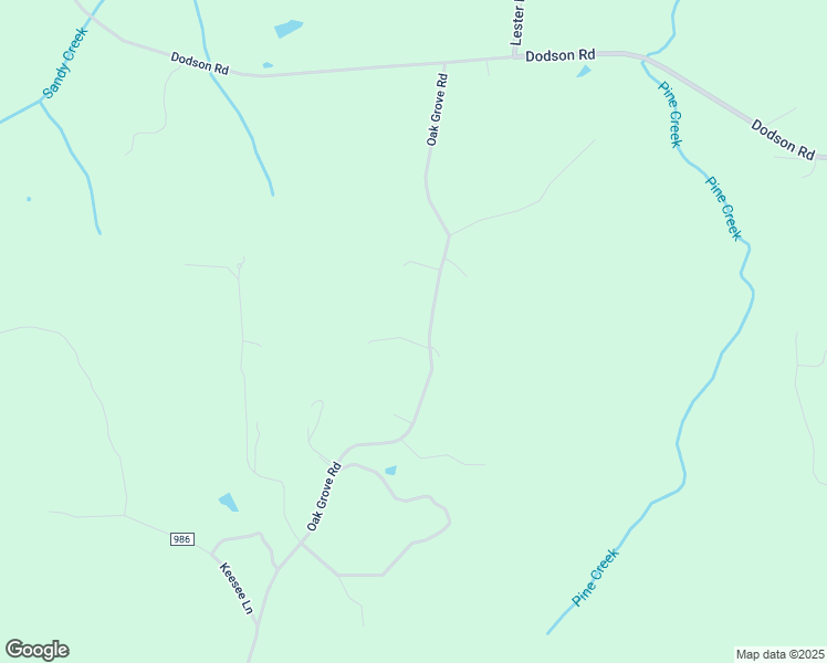 map of restaurants, bars, coffee shops, grocery stores, and more near 708 Oak Grove Road in Keeling