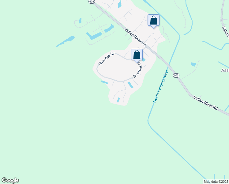 map of restaurants, bars, coffee shops, grocery stores, and more near 2616 Cypress Vine Court in Virginia Beach