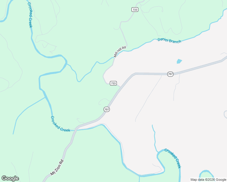 map of restaurants, bars, coffee shops, grocery stores, and more near 2392 Mount Zion Road in Woodlawn