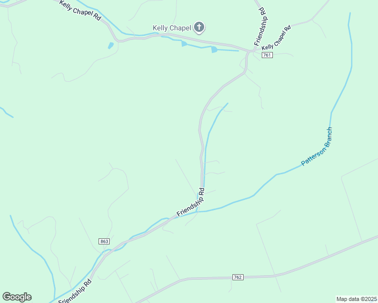 map of restaurants, bars, coffee shops, grocery stores, and more near 14396 Friendship Road in Chilhowie
