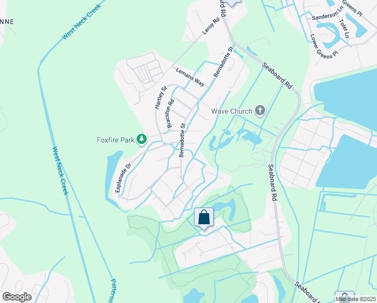 map of restaurants, bars, coffee shops, grocery stores, and more near 2697 Bernadotte Street in Virginia Beach