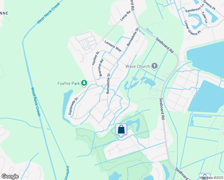 map of restaurants, bars, coffee shops, grocery stores, and more near 2697 Bernadotte Street in Virginia Beach