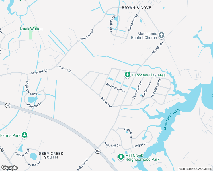 map of restaurants, bars, coffee shops, grocery stores, and more near 1976 Rockwood Drive in Chesapeake