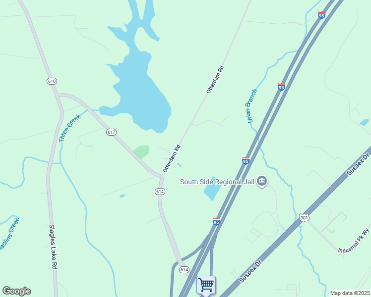 map of restaurants, bars, coffee shops, grocery stores, and more near 1251 Otterdam Road in Emporia