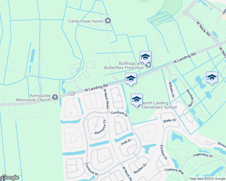 map of restaurants, bars, coffee shops, grocery stores, and more near 2552 Alleghany Loop in Virginia Beach