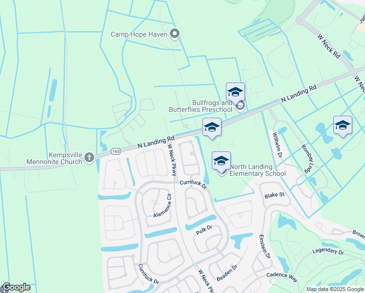 map of restaurants, bars, coffee shops, grocery stores, and more near 2552 Alleghany Loop in Virginia Beach