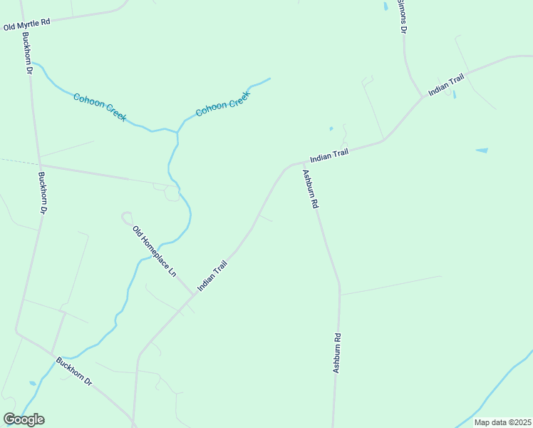 map of restaurants, bars, coffee shops, grocery stores, and more near 5617 Indian Trail in Suffolk
