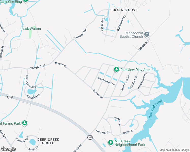 map of restaurants, bars, coffee shops, grocery stores, and more near 1976 Rockwood Drive in Chesapeake