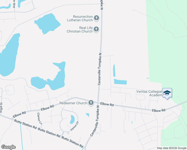 map of restaurants, bars, coffee shops, grocery stores, and more near 716 Centerville Turnpike North in Chesapeake
