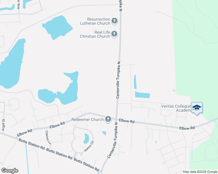 map of restaurants, bars, coffee shops, grocery stores, and more near 716 Centerville Turnpike North in Chesapeake