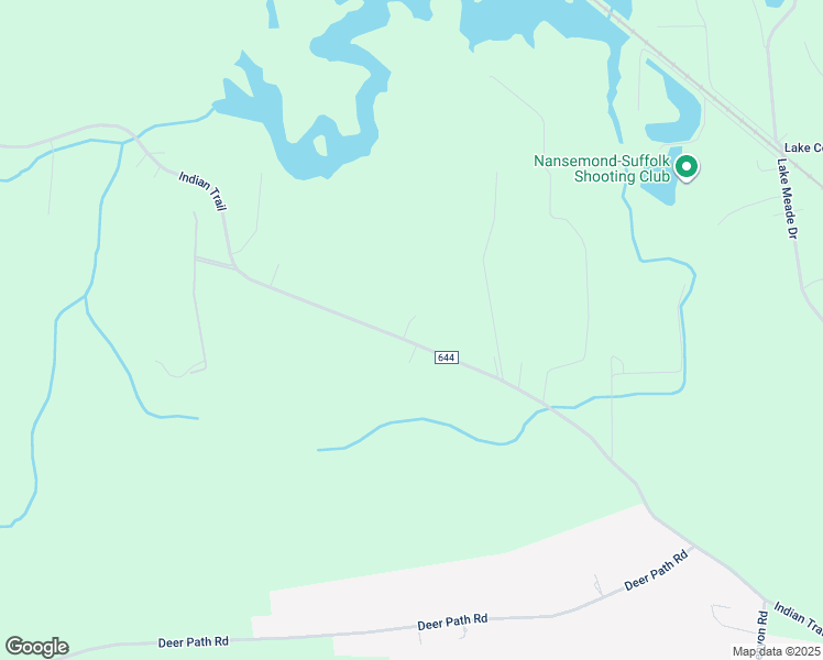 map of restaurants, bars, coffee shops, grocery stores, and more near 3382 County Road 644 in Suffolk