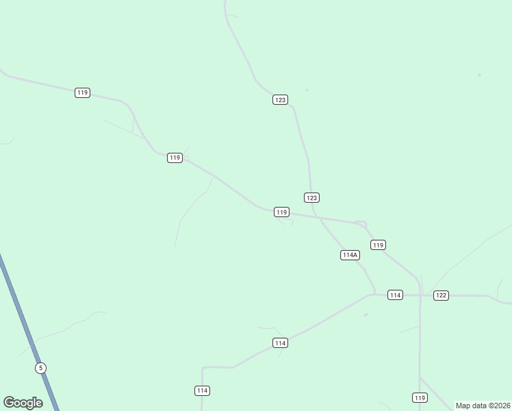 map of restaurants, bars, coffee shops, grocery stores, and more near County Road 119 in Wasola