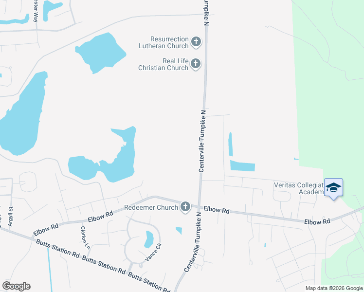 map of restaurants, bars, coffee shops, grocery stores, and more near 716 Centerville Turnpike North in Chesapeake