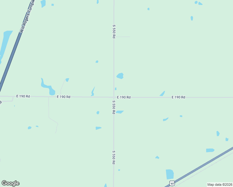 map of restaurants, bars, coffee shops, grocery stores, and more near 55178 East 190 Road in Fairland