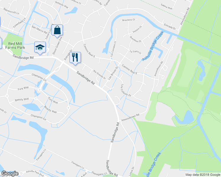 map of restaurants, bars, coffee shops, grocery stores, and more near 703 Corrente Lane in Virginia Beach