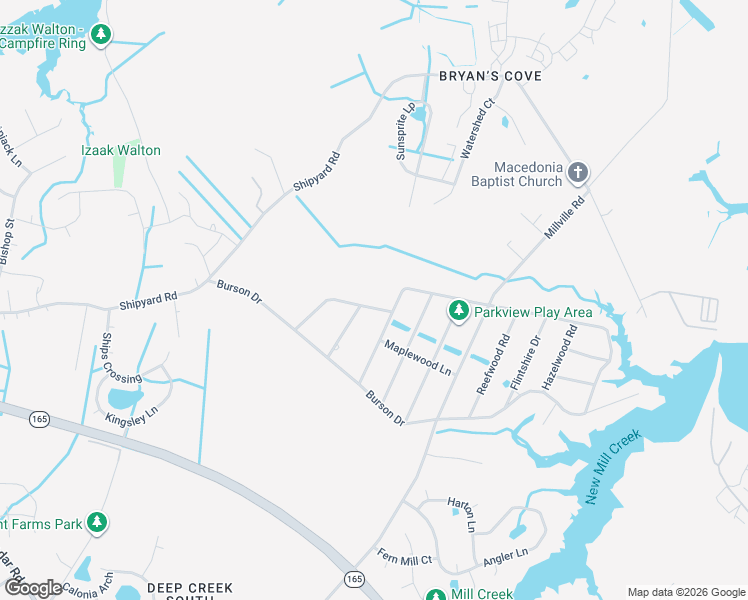 map of restaurants, bars, coffee shops, grocery stores, and more near 1920 Orangewood Road in Chesapeake
