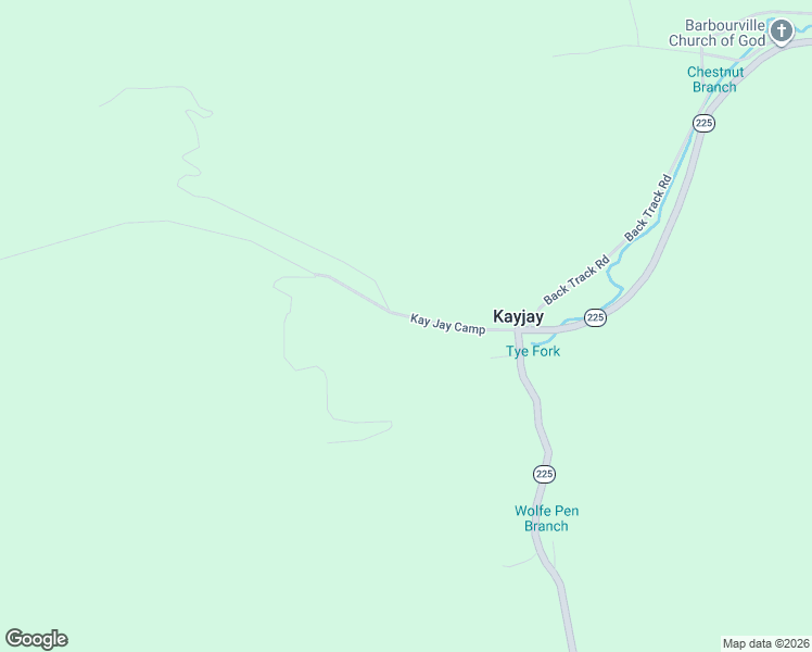 map of restaurants, bars, coffee shops, grocery stores, and more near 249 Kay Jay Camp Road in Barbourville