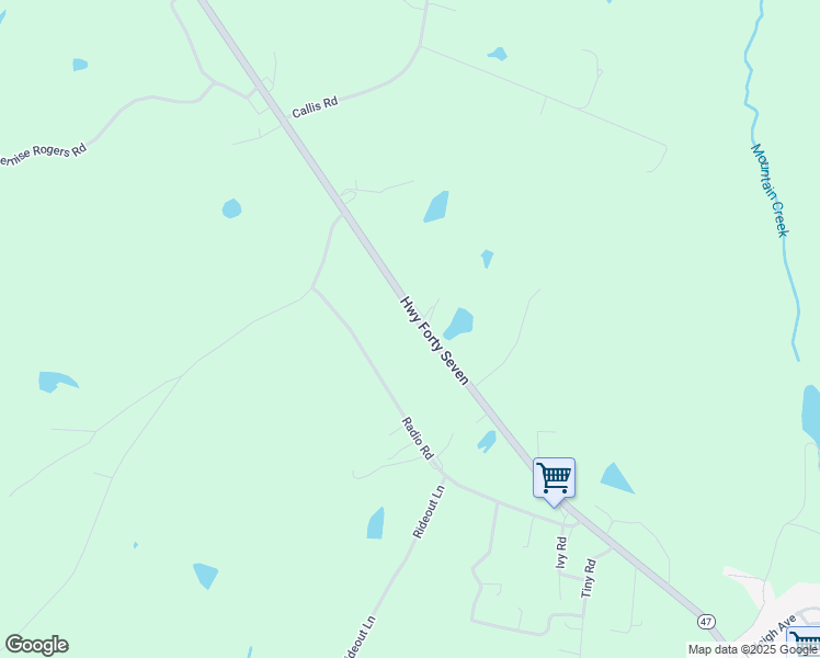 map of restaurants, bars, coffee shops, grocery stores, and more near 26294 Virginia 47 in South Hill