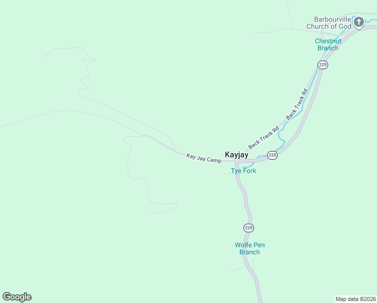 map of restaurants, bars, coffee shops, grocery stores, and more near 249 Kay Jay Camp Road in Barbourville