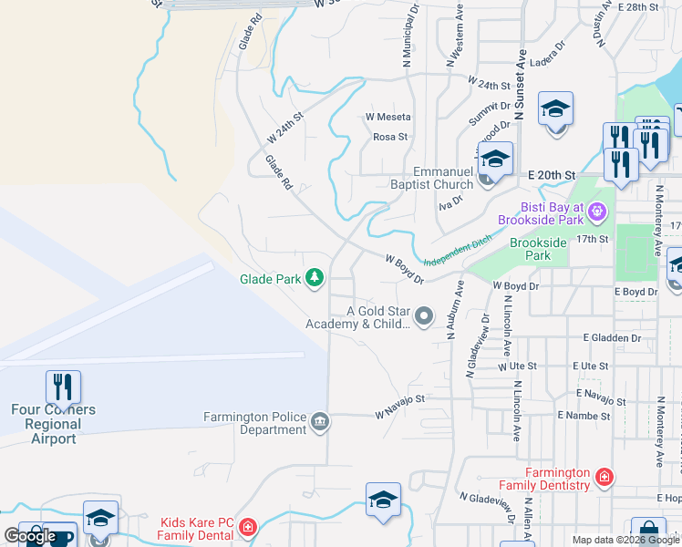 map of restaurants, bars, coffee shops, grocery stores, and more near 700 Ashurst Drive in Farmington