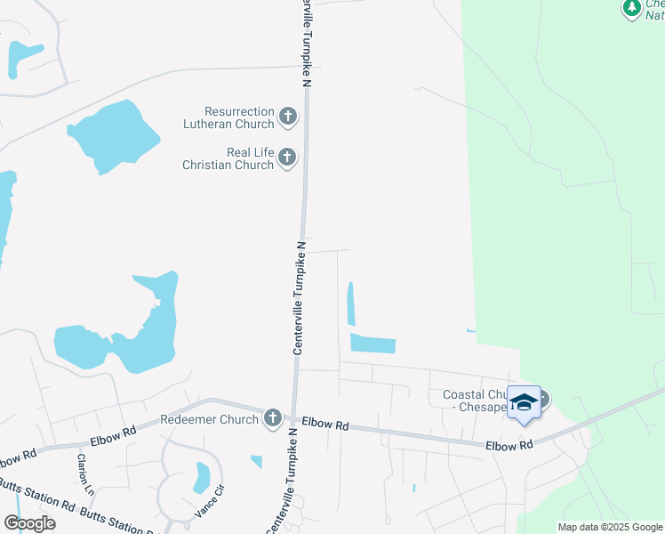 map of restaurants, bars, coffee shops, grocery stores, and more near 740 Appalachian Court in Chesapeake