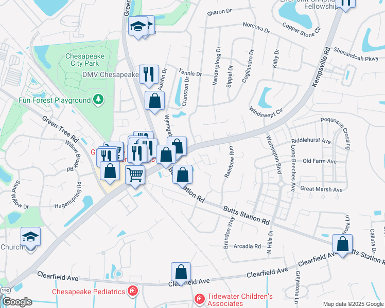 572 Kempsville Road, Chesapeake VA - Walk Score