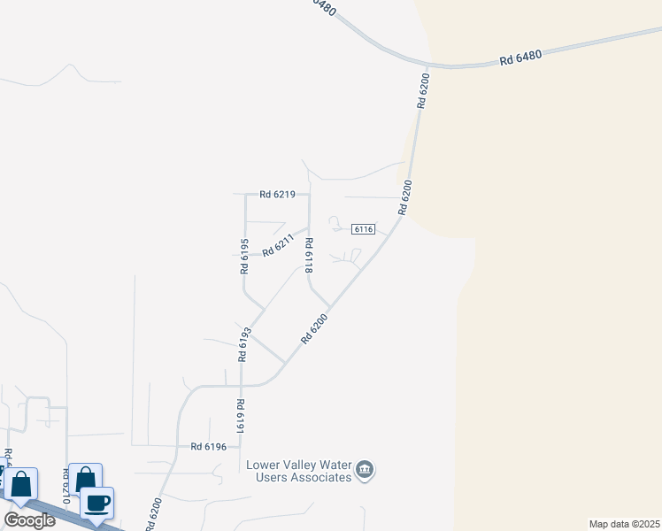 map of restaurants, bars, coffee shops, grocery stores, and more near 7 Road 6117 in Kirtland