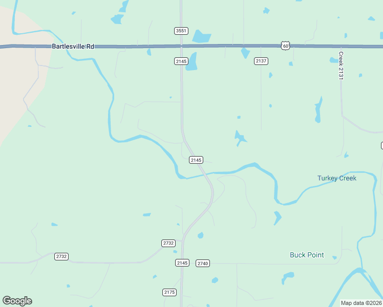 map of restaurants, bars, coffee shops, grocery stores, and more near 7719 County Road 2145 in Bartlesville