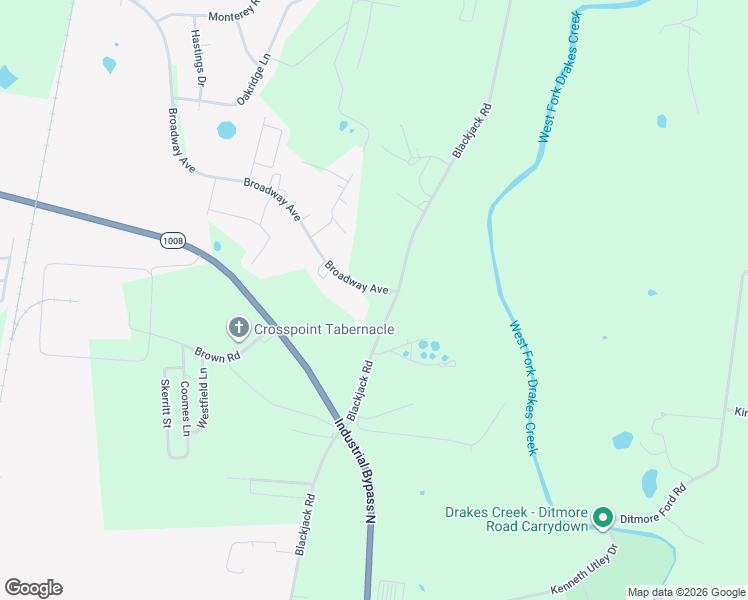 map of restaurants, bars, coffee shops, grocery stores, and more near 1113 Blackjack Road in Franklin