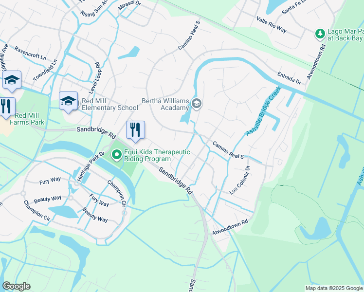 map of restaurants, bars, coffee shops, grocery stores, and more near 916 Estrella Court in Virginia Beach