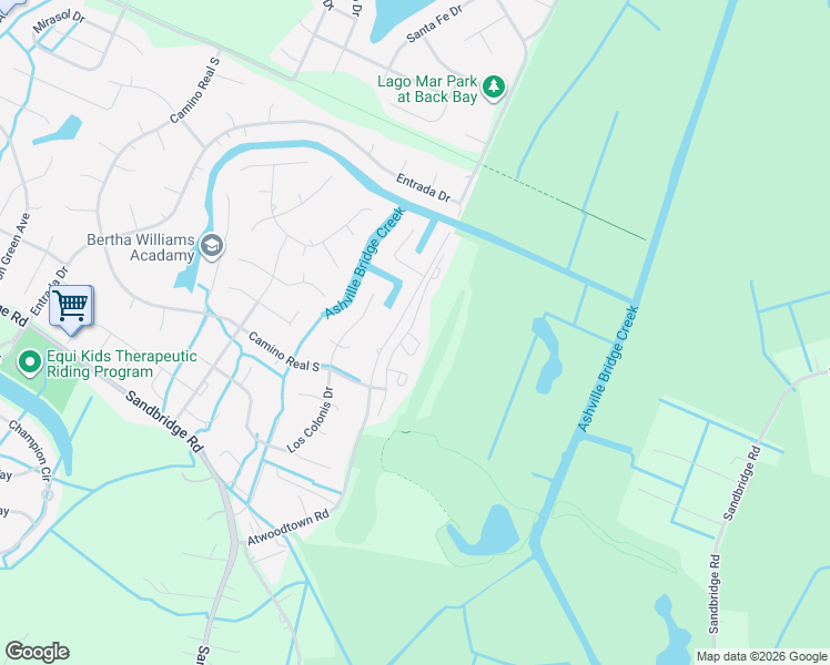 map of restaurants, bars, coffee shops, grocery stores, and more near 716 Blossom Circle in Virginia Beach