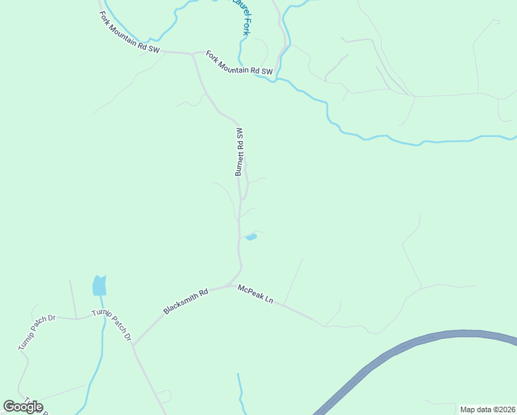 map of restaurants, bars, coffee shops, grocery stores, and more near 439 Burnett Road Southwest in Meadows of Dan