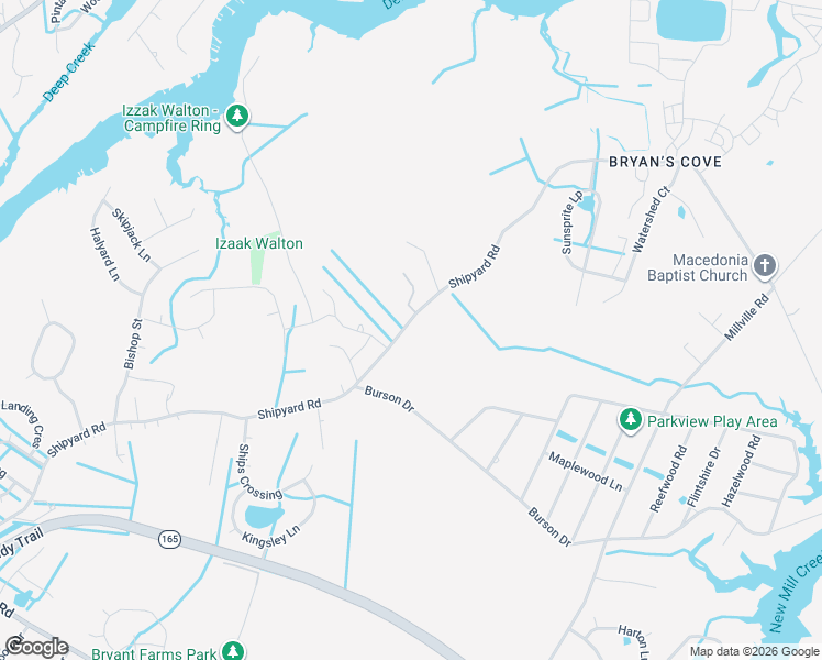 map of restaurants, bars, coffee shops, grocery stores, and more near 2012 Shipyard Road in Chesapeake