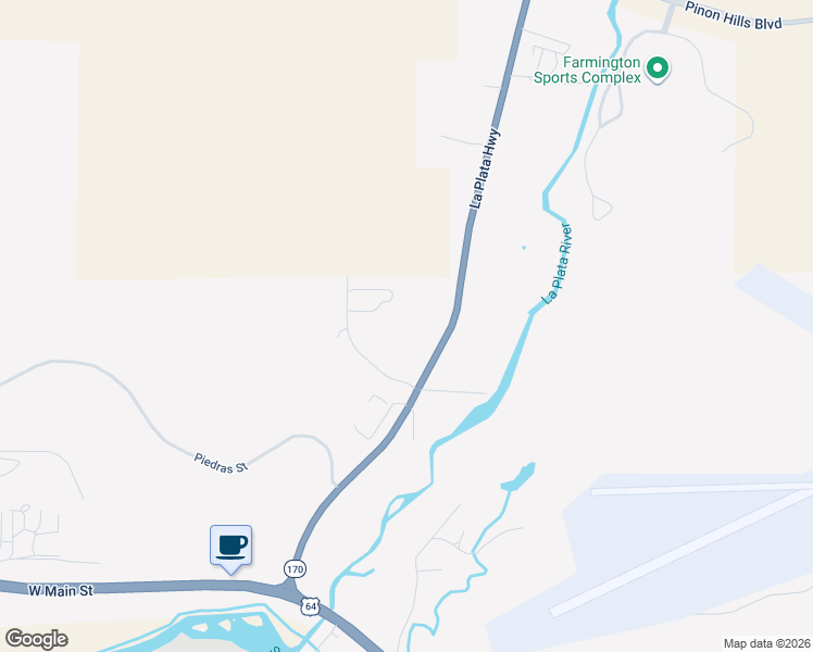 map of restaurants, bars, coffee shops, grocery stores, and more near 525 1st in Farmington