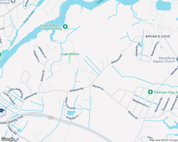 map of restaurants, bars, coffee shops, grocery stores, and more near 219 Dunway Lane in Chesapeake