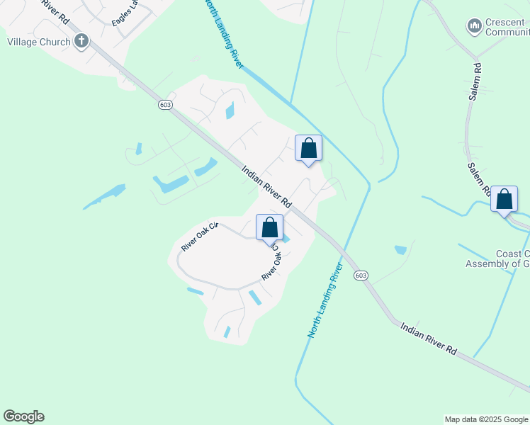 map of restaurants, bars, coffee shops, grocery stores, and more near 3733 Juniper Lane in Virginia Beach