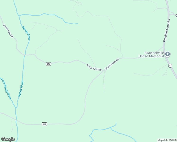 map of restaurants, bars, coffee shops, grocery stores, and more near 3732 Water Oak Road in Callands