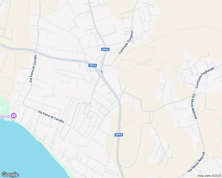 map of restaurants, bars, coffee shops, grocery stores, and more near Via Pantano Arizza in Libero consorzio comunale di Ragusa