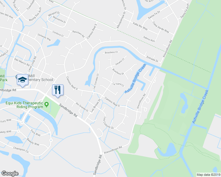 map of restaurants, bars, coffee shops, grocery stores, and more near 2488 Las Brisas Drive in Virginia Beach