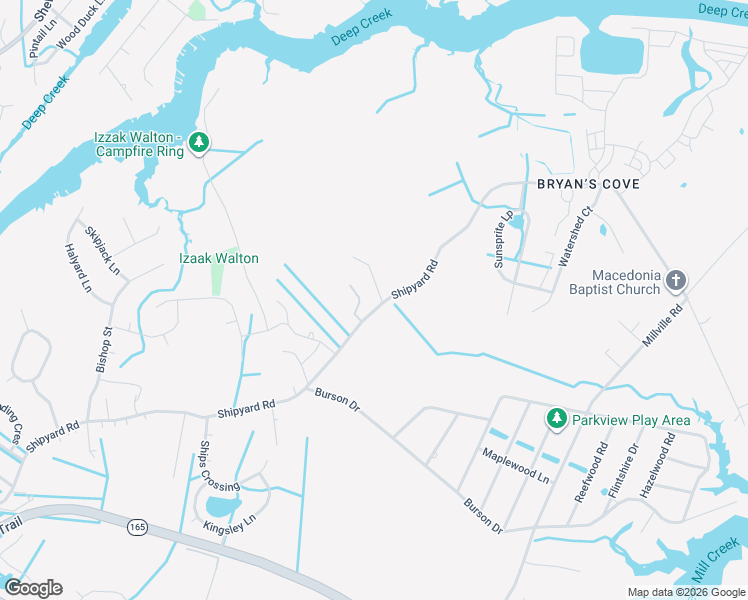 map of restaurants, bars, coffee shops, grocery stores, and more near 2012 Shipyard Road in Chesapeake