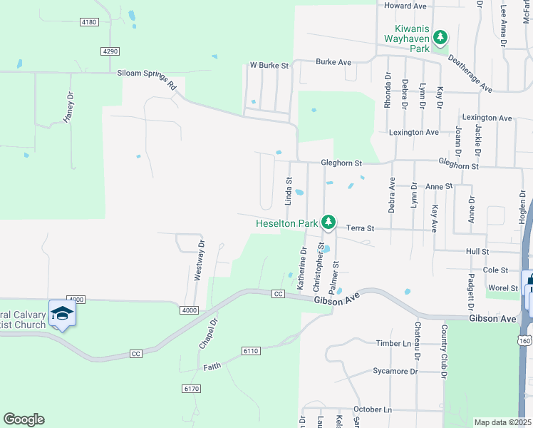 map of restaurants, bars, coffee shops, grocery stores, and more near 1900 Meadowbrook Drive in West Plains