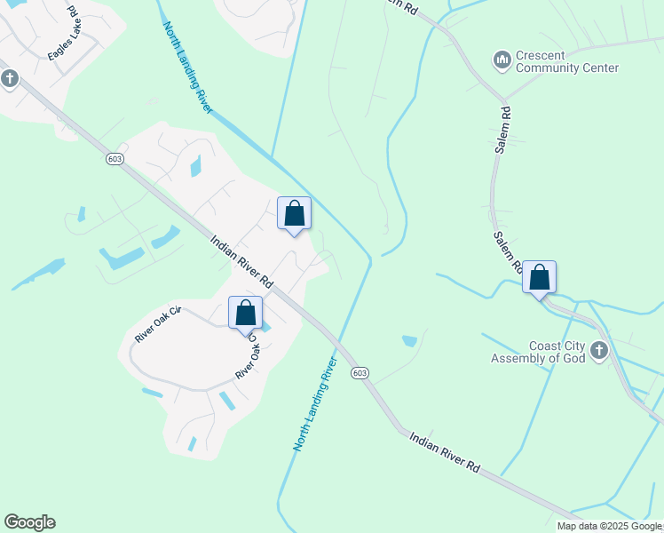 map of restaurants, bars, coffee shops, grocery stores, and more near 3756 Indian River Road in Virginia Beach