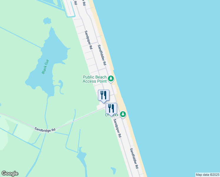 map of restaurants, bars, coffee shops, grocery stores, and more near 2460 Sandfiddler Road in Virginia Beach
