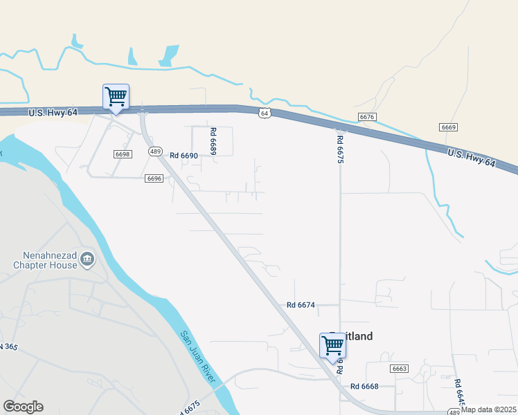 map of restaurants, bars, coffee shops, grocery stores, and more near in Kirtland