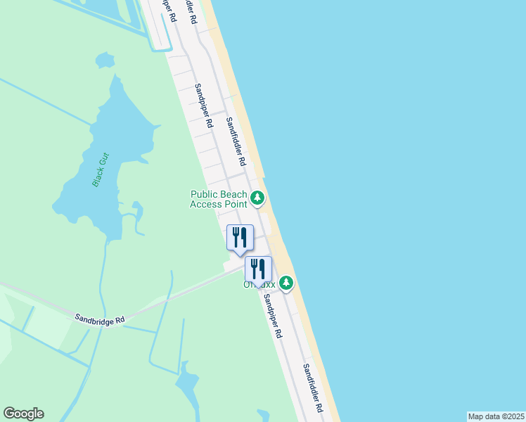 map of restaurants, bars, coffee shops, grocery stores, and more near 2460 Sandfiddler Road in Virginia Beach