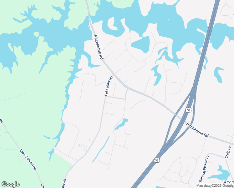 map of restaurants, bars, coffee shops, grocery stores, and more near 2102 Fieldbrook Place in Suffolk