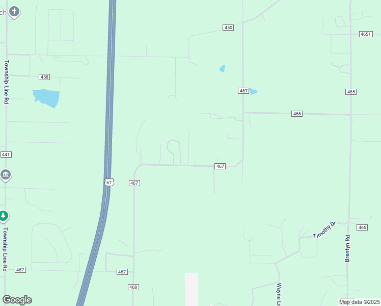 map of restaurants, bars, coffee shops, grocery stores, and more near 1155 County Road 467 in Poplar Bluff