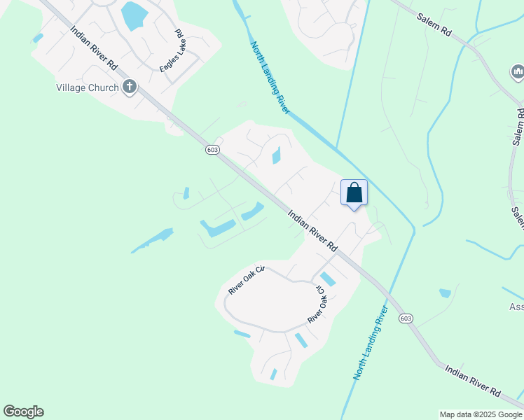 map of restaurants, bars, coffee shops, grocery stores, and more near 2504 Belmont Stakes Drive in Virginia Beach