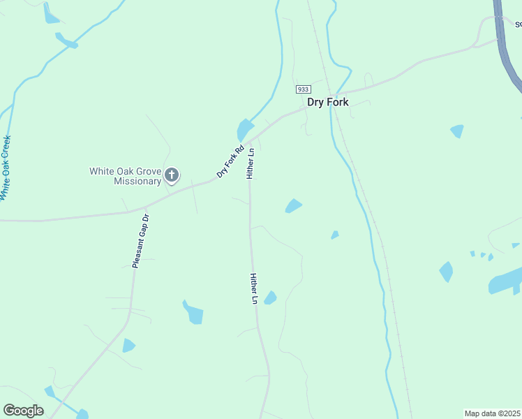 map of restaurants, bars, coffee shops, grocery stores, and more near 335 Hither Lane in Dry Fork